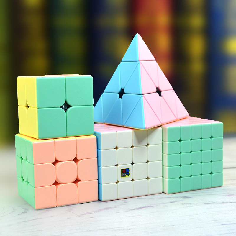 马卡龙2 3 4 5二三阶四五阶魔方顺滑三角金字塔异形比赛专用套装