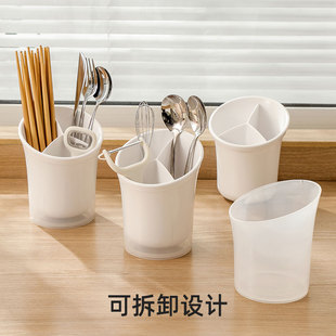 进口筷子筒沥水餐具家用厨房收纳盒防霉置物架托快子勺笼子桶筷篓