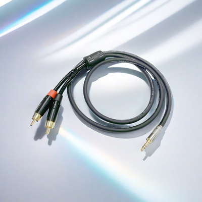 音频线aux音频线一分二转双莲花