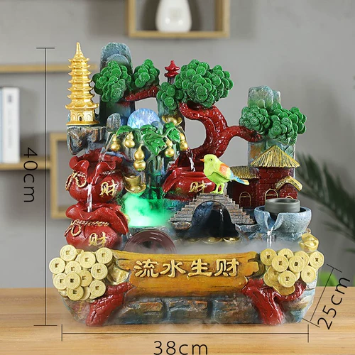 Sansui, чай «Горное облако», фонтан, увлажнитель воздуха, на удачу, подарок на день рождения