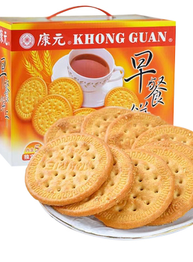 康元早餐饼干1000g盒薄脆