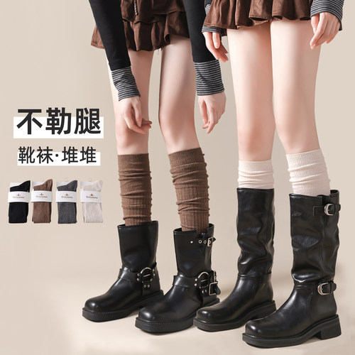 2025新款长靴过膝小腿堆堆袜靴袜