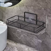 Черная ржавая железная железа маленькая корзина с липким крючком