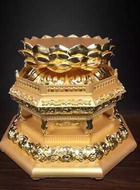 厂家直销金刚座莲花座木质佛像观音底座供奉台面加高迎善永安