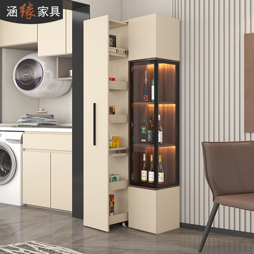 玻璃酒柜抽拉角柜组合柜