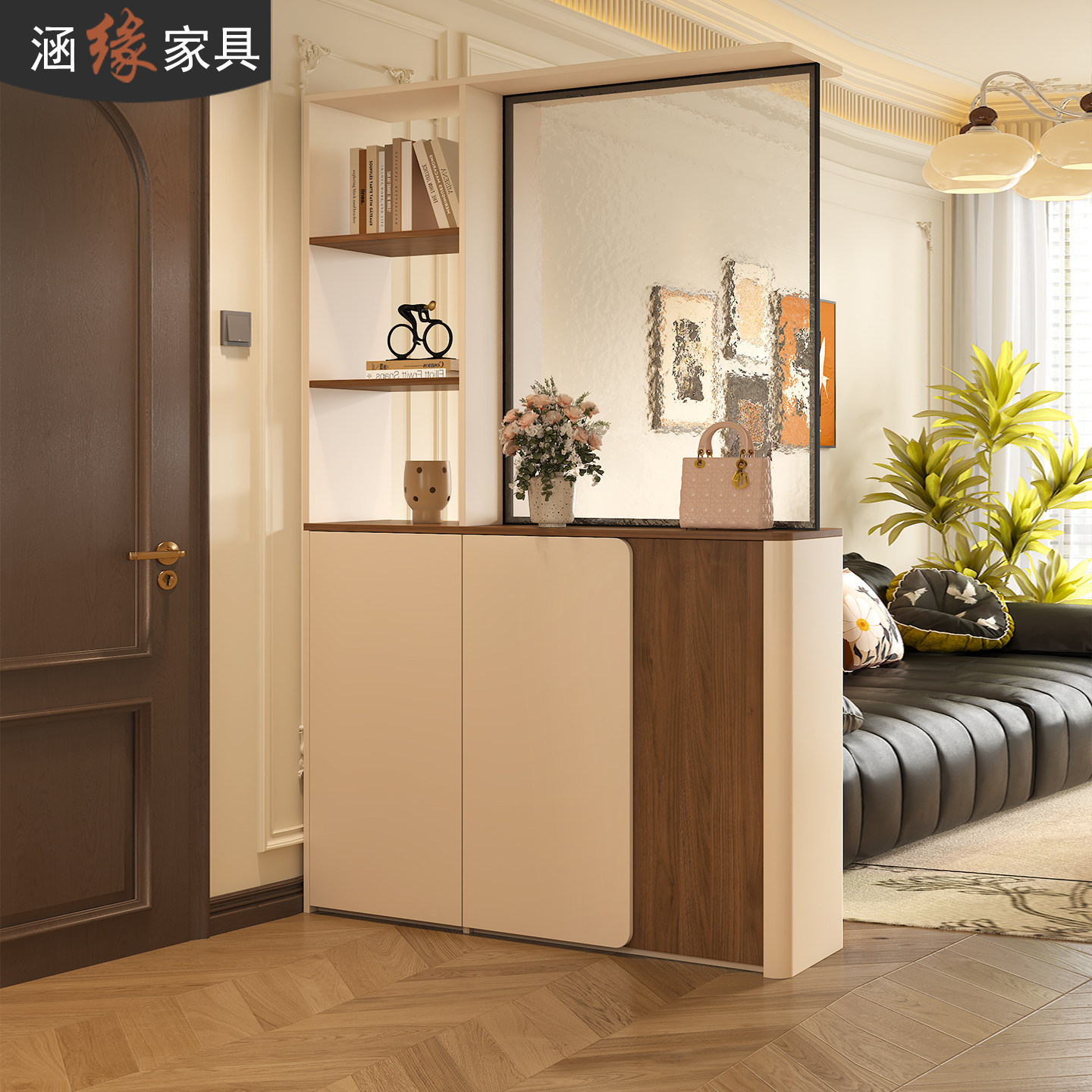 入户门厅柜玄关柜一体鞋柜家用门口屏风柜客厅正对门隔断柜子W67