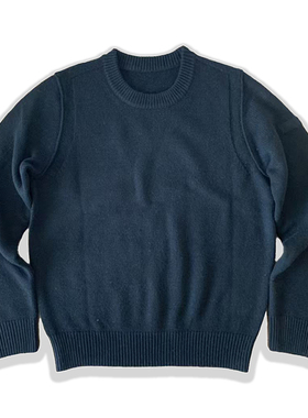 topstoney石头潮牌羊毛混纺圆领毛衣秋冬针织保暖内搭情侣款毛衣