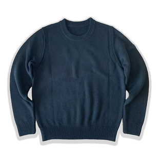 topstoney石头潮牌羊毛混纺圆领毛衣秋冬针织保暖内搭情侣款毛衣