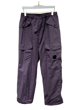 TOPSTONE美式休闲金属尼龙潮牌高街长裤男女同款休闲和收缩裤脚裤