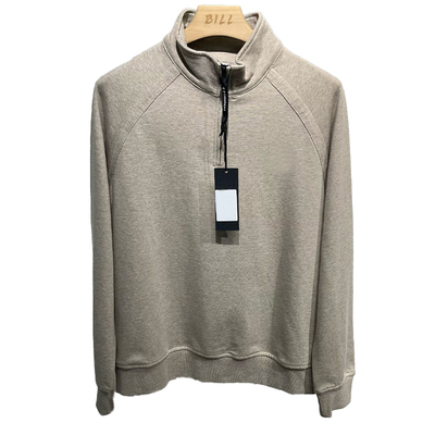 Topstoney秋冬男士成熟简约商务风休闲半拉链连帽衫