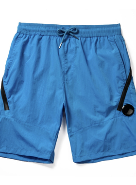 TOPSTONEY夏季新款休闲运动短裤尼龙宽松男士沙滩裤