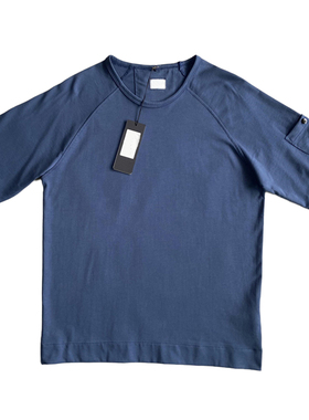 topstoney夏季重磅高街水洗做旧短袖情侣款针织散边插肩小众T恤