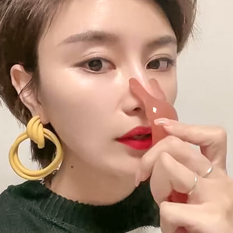 刮鼻梁神器美鼻神器高鼻梁按摩器鼻子拨筋棒美容棒面部通用擀筋棒