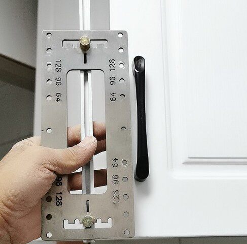 拉手钻孔模具长款 神器 打洞打孔定位器安装衣柜橱柜鞋柜门把手辅
