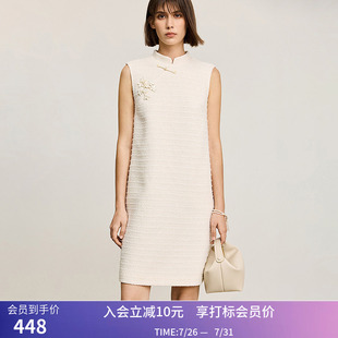 【绒予新禧系列】商场同款LILY新款女装新中式盘扣连衣裙女