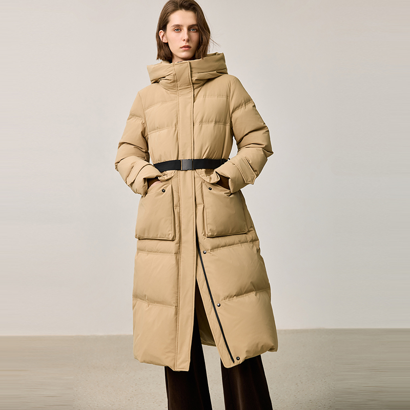 【来了就好】商场同款LILY冬新款女装轻户外收腰百搭鸭绒羽绒服