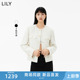 含绵羊毛气质通勤复古优雅短外套 女装 商场同款 LILY2024春新款