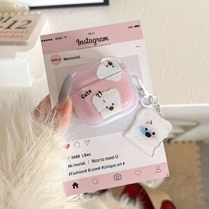 可爱小狗适用airpods4代5代蓝牙耳机保护套苹果airpodspro3保护壳