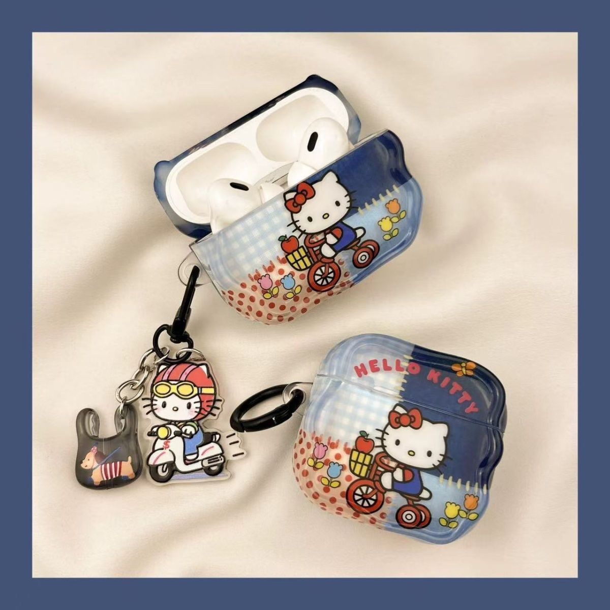 自行车kt猫适用airpods4代耳机套