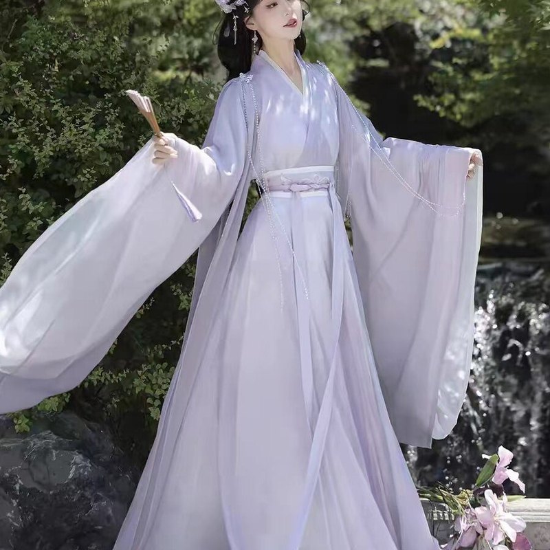 魏晋制汉服古装日常通勤古风套装
