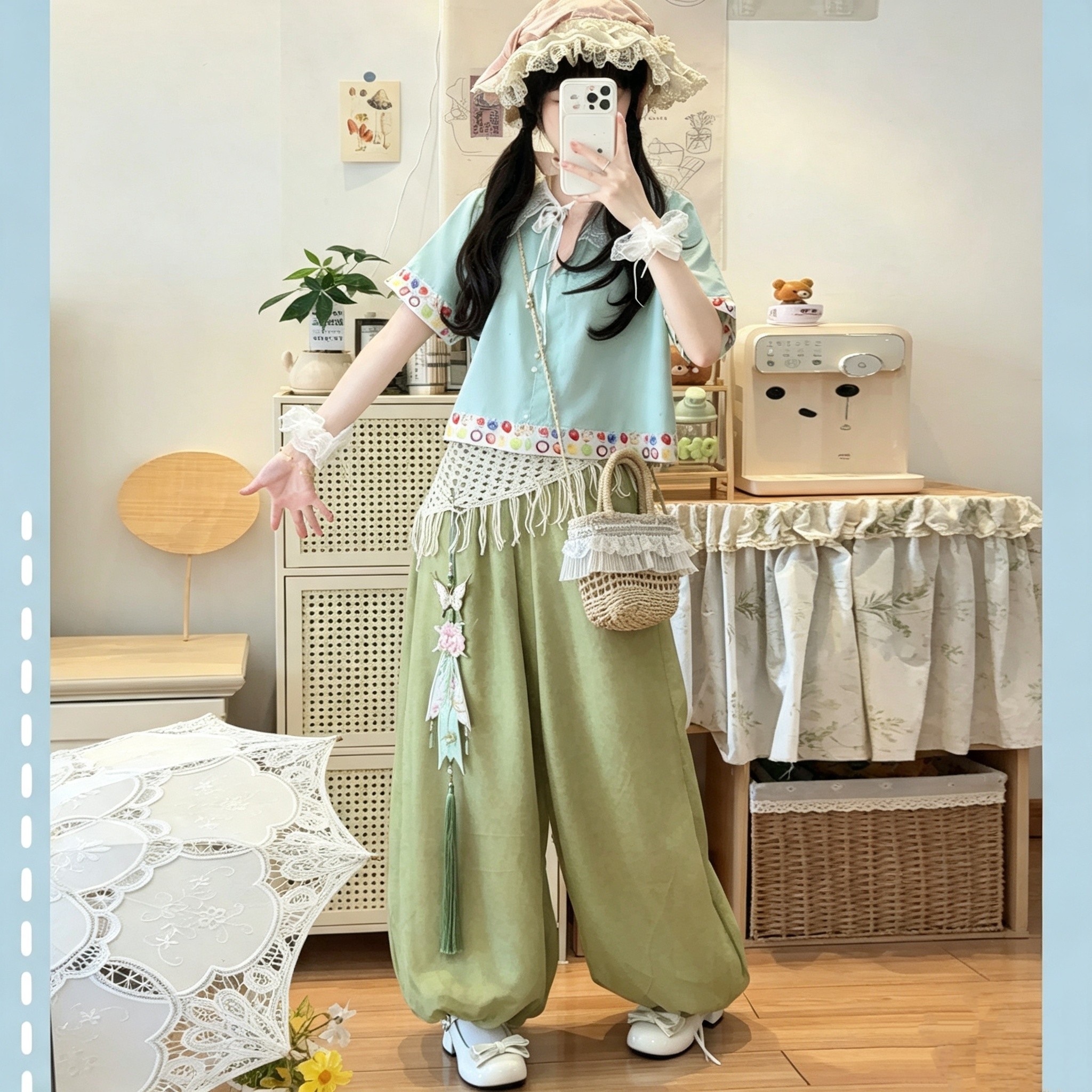明制改良汉服女新中式日常通勤夏