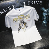 2025夏季新款丝光棉短袖T恤QT60665053P65M-6XL，男装T恤，钱塘6066（原711）