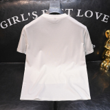 2025夏季新款丝光棉大码短袖T恤QT60665502P70M-6XL，男装T恤，钱塘6066（原711）