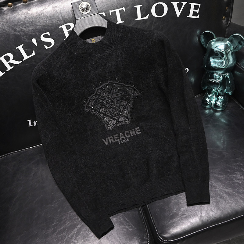 2025秋冬季新款男士毛衣天鹅绒针织羊毛衫QT60668192P120，男装针织衫/毛衣，钱塘6066（原711）