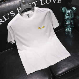 2025夏季新款丝光棉大码短袖T恤 QT6066 5340 P65 M-6XL图片 2025夏季新款丝光棉大码短袖T恤 QT6066 5340 P65 M-6XL图片