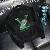 2025秋冬季新款男士毛衣天鹅绒针织羊毛衫QT60668172P120，男装针织衫/毛衣，钱塘6066（原711）