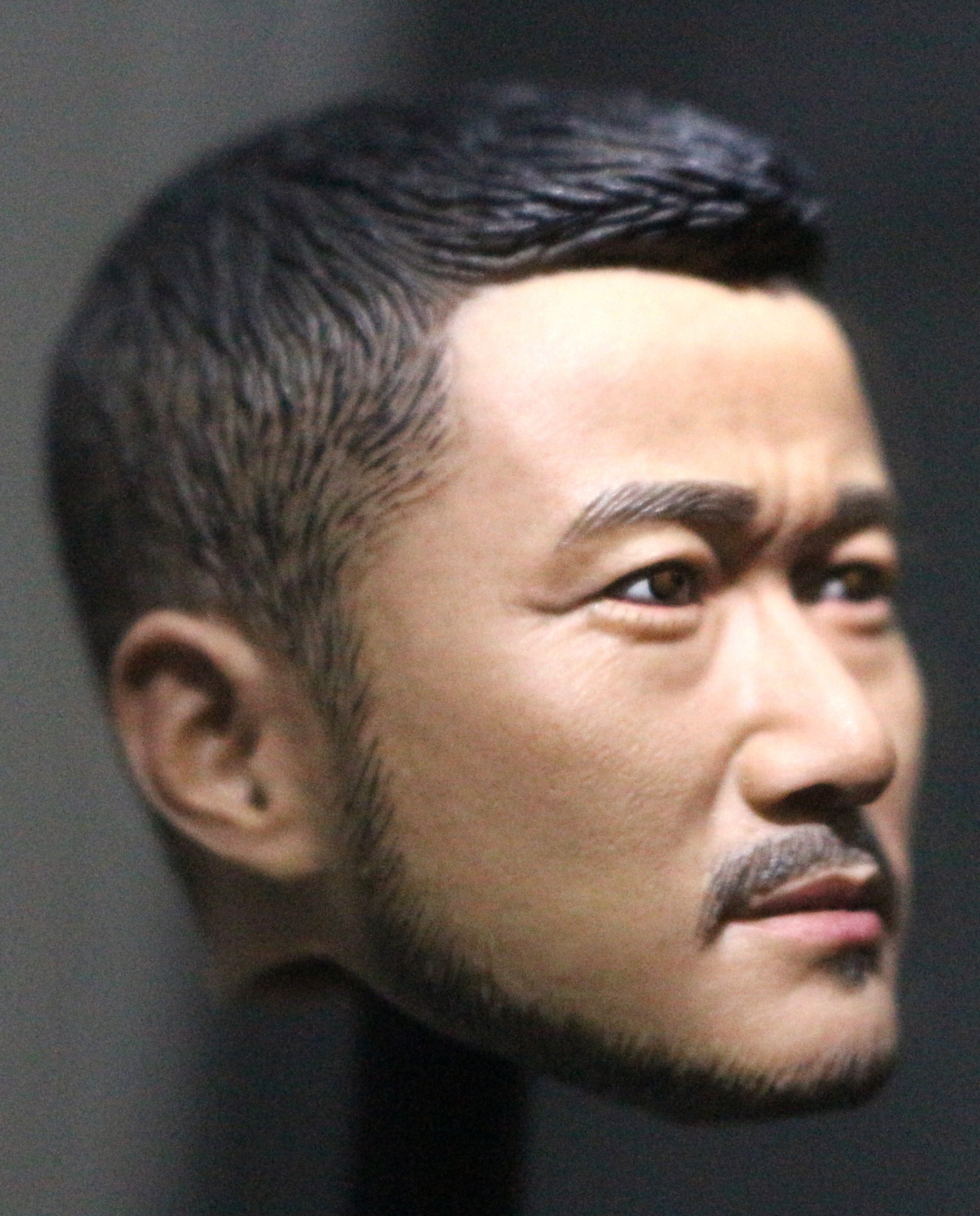 兵人 1/6 吴京头雕 战狼2  硬汉冷锋 胡子版 真人 配件 现货