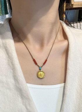 手工编绳高档项链绳子女可挂黄金锁佛牌唐卡佛公锁包玉坠朱砂挂绳