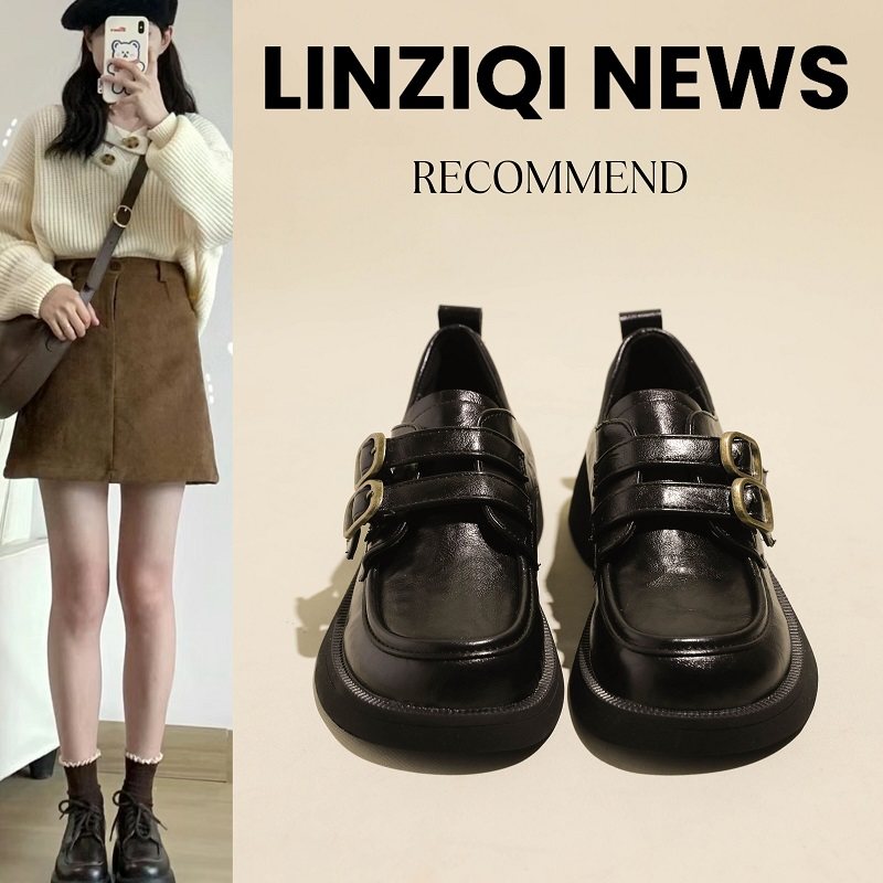 低跟小皮鞋女2024年秋季新款乐福鞋配裙子jk单鞋软底通勤工作鞋子,女鞋,乐福鞋（豆豆鞋）,淘宝优惠券,粉丝福利购,淘宝优惠卷