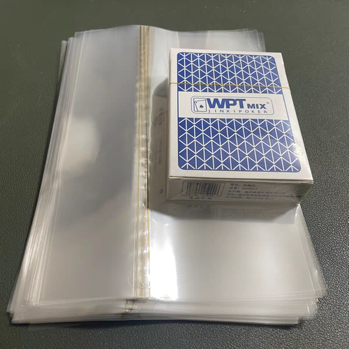 德州扑克粗线宽牌包装热缩塑料膜彤乐WPT金艺宾王938小蜜蜂透明膜