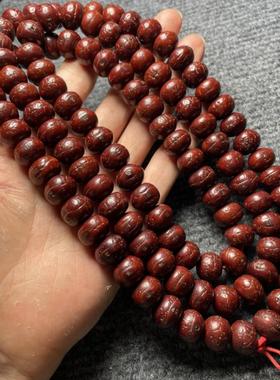 包浆尼泊尔老凤眼菩提108颗 佛珠手链原桩小凤眼菩提 12mm