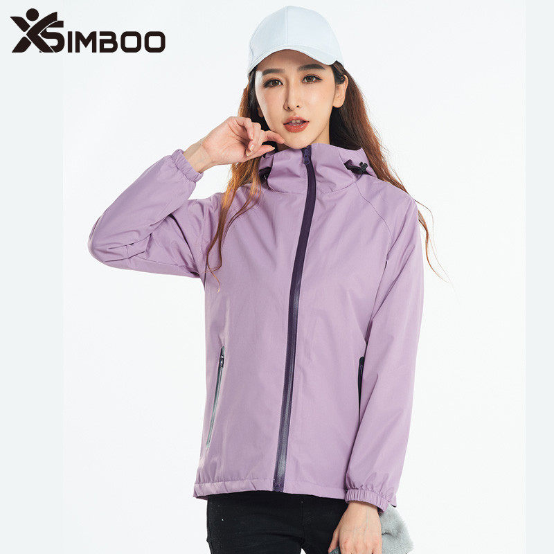 风衣秋冬季单层冲锋衣登山服