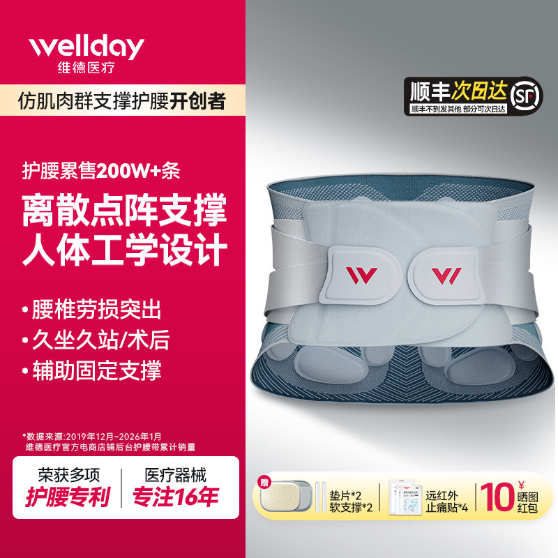 维德医疗护腰带医用2026新款腰椎间盘劳损突出男女士专用护腰腰带图片