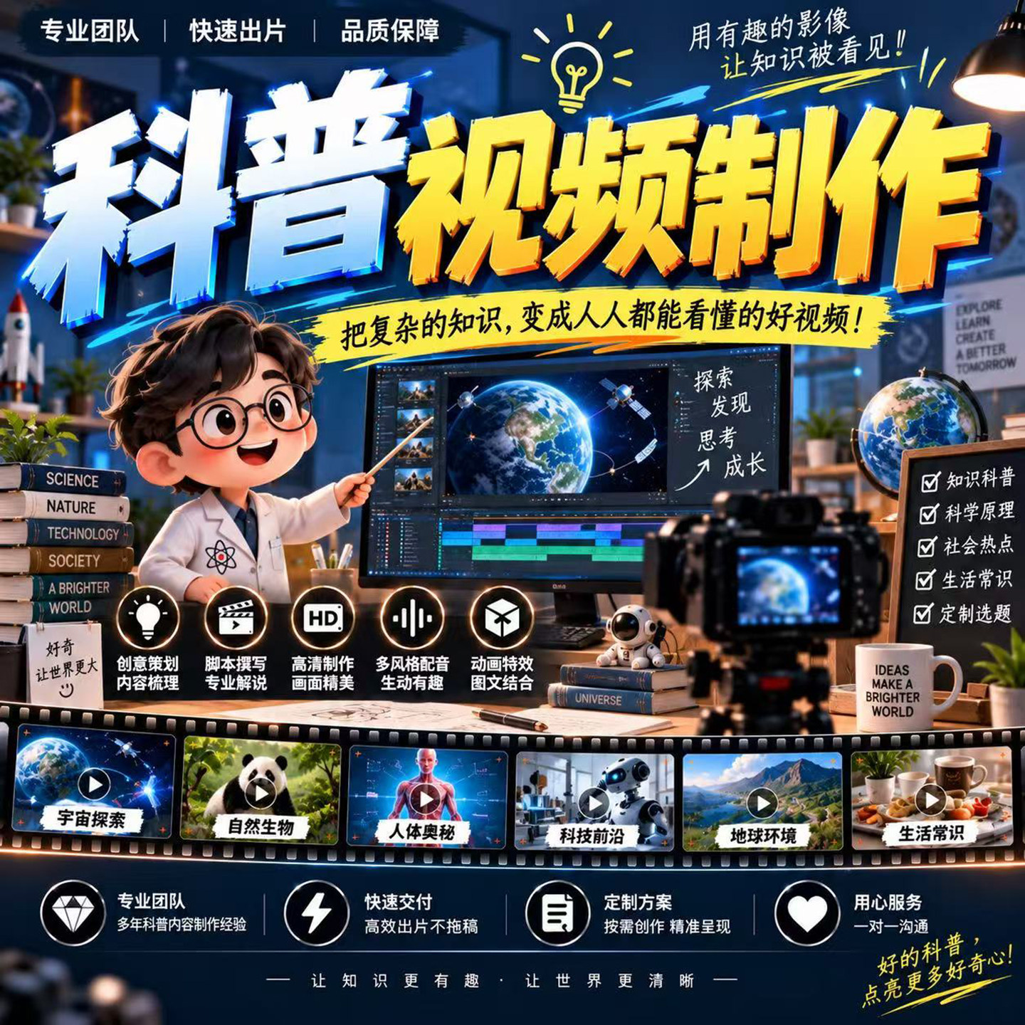 科普短视频剪辑制作宣传医疗产品介绍企业宣传片头主图ae修改接单图片