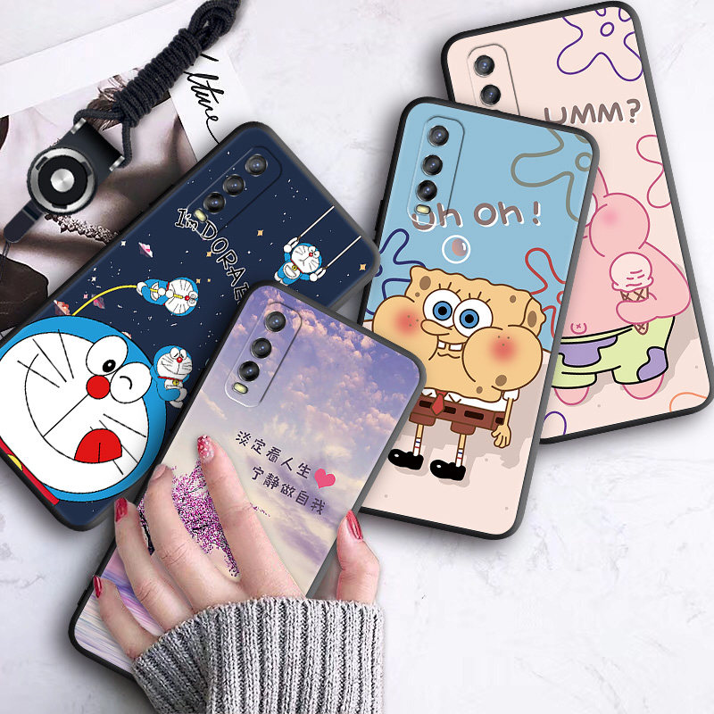 适用vⅰvo丫70s手机壳vivoy70s磨砂保护套v2002a可爱外壳y70s5g男女款