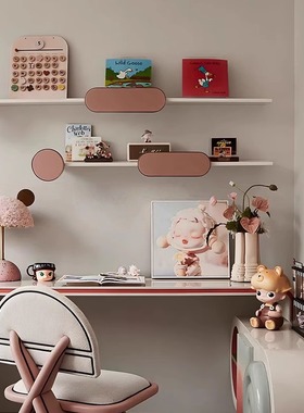 【八度空间】儿童房样板间泡泡玛特主题书桌面卡通手办书籍摆件