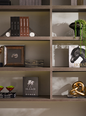 高档商业空间店铺布置创意首饰饰品收纳盒服装店展示柜装饰盒摆件