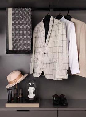 现代样板间衣帽间软装饰品男士衣服摆件展厅卧室衣柜组合套装摆设