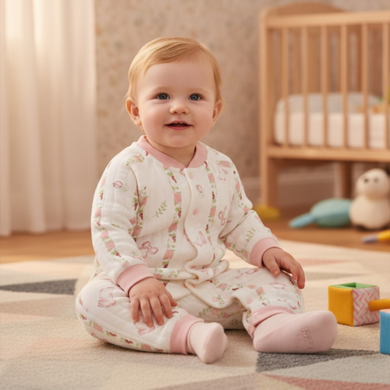 美国wedgits棉春秋冬无骨蝴蝶衣