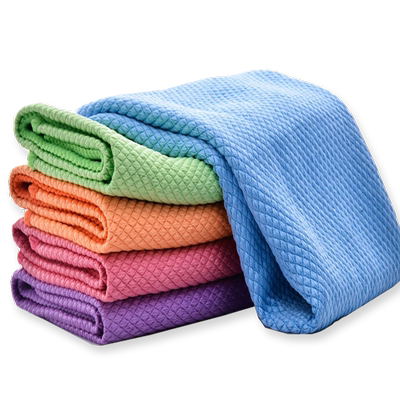 无水印加厚吸水鱼鳞不易掉毛抹布