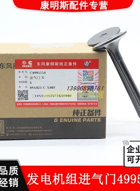 适用东风康明斯6BT5.9发动机6D102挖机发电机组进气门4995554