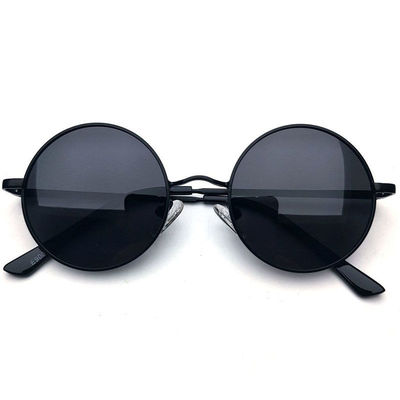 圆形偏光墨镜复古开车专用太阳镜女士民国师爷男士太子镜防紫外线