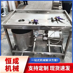 鸭胸肉人工注射设备手动盐水注射机 鸡胸肉8针扎眼机