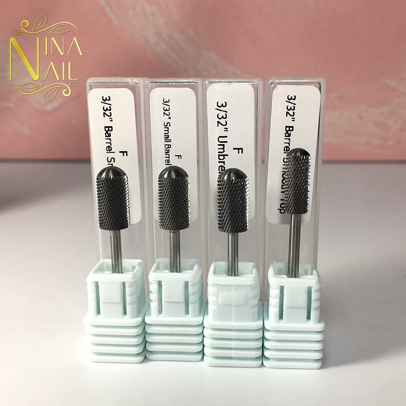 美甲工具原色精工钨钢打u磨头非涂层不发热卸甲打磨机通用本甲