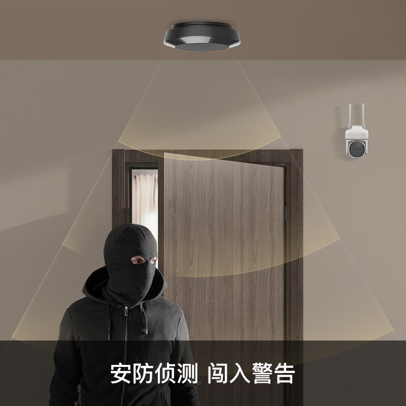 24G毫米波雷达j人体存在感应吸顶式动态静态传感器探测器涂鸦智能