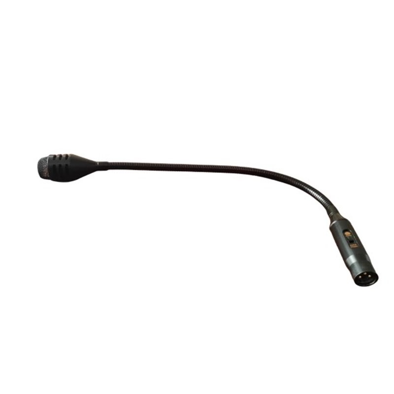 DJ调音台麦克风 台式直插动圈式F鹅颈咪杆 金属软管话筒咪杆